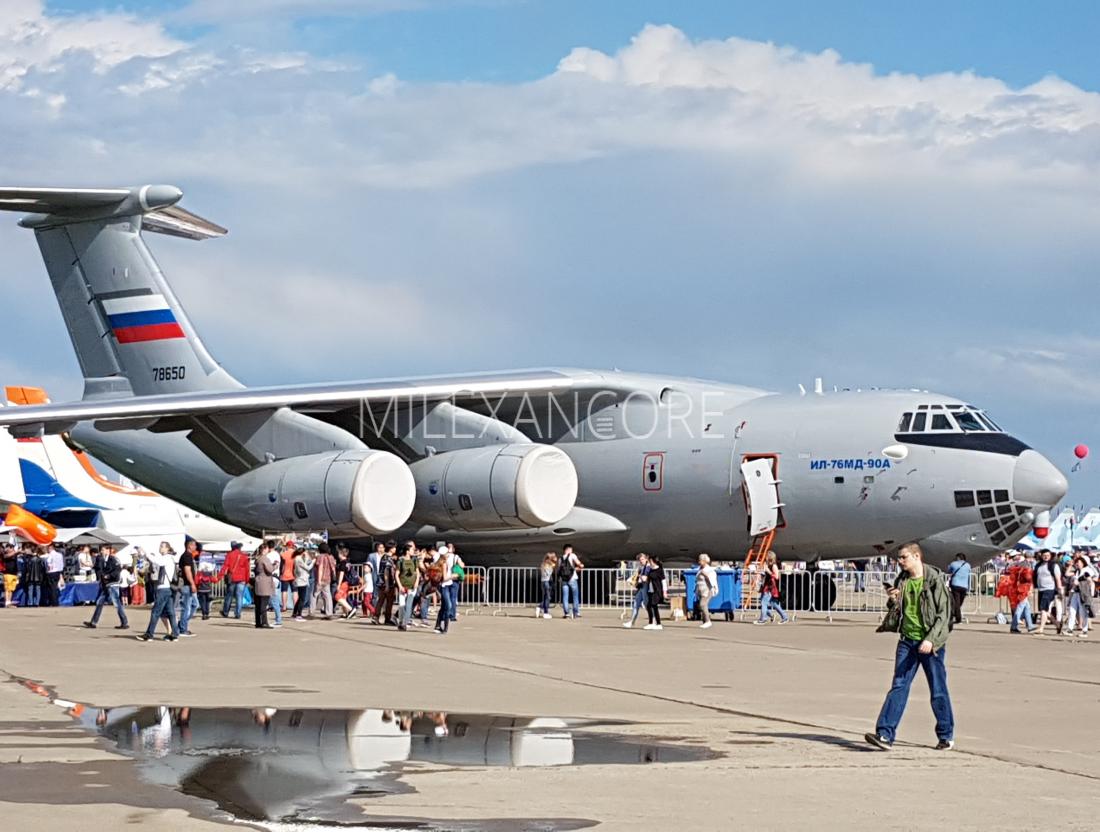 Russian transport aviation has acquired its first serial-production Il-76MD-90A