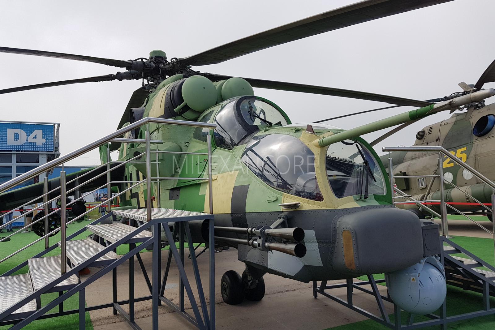 Vrtuľník Mi-24P bude modernizovaný na úroveň Mi-24P-1M