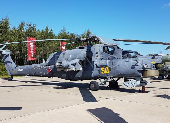 Letecká jednotka Južného vojenského okruhu získala dvojicu cvično-bojových vrtuľníkov Mi-28UB „Nočný lovec“