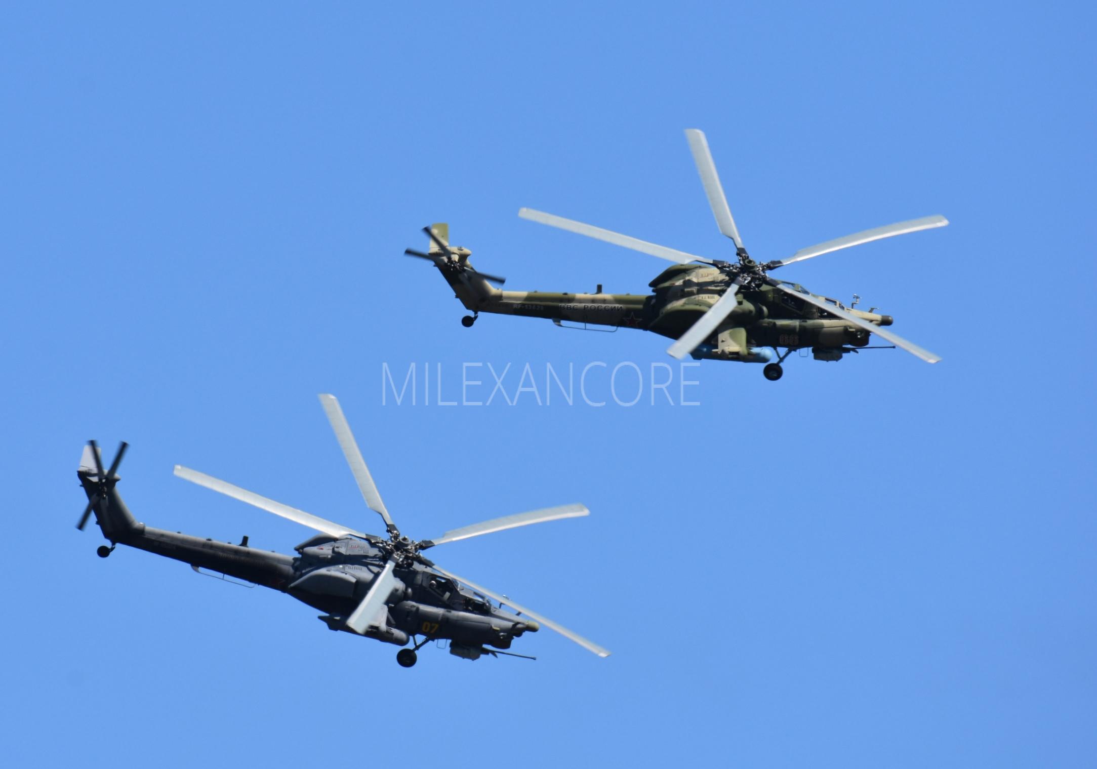 Letecká jednotka Južného vojenského okruhu získala dvojicu cvično-bojových vrtuľníkov Mi-28UB „Nočný lovec“